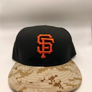 New Era San Francisco Giants Fitted Hat Cap Men's 8 USA Made MLB Baseball